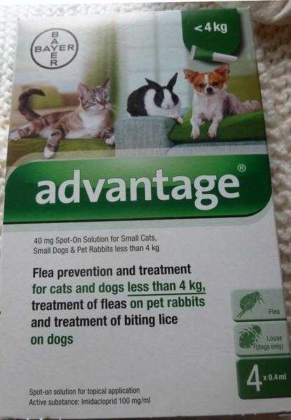 Advantage 40 Spot on Flea treatment for small dogs, rabbits, cats etc.