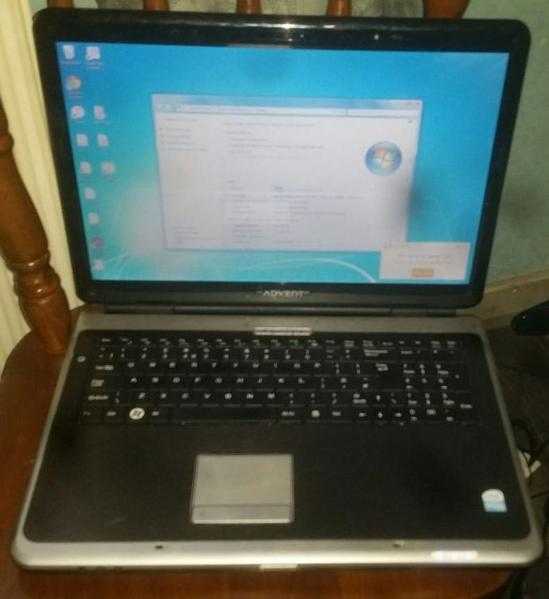 Advent dual core laptop 6651 - 17quot - WIFI - 3gb Mem - 250gb HDD - DVDRW