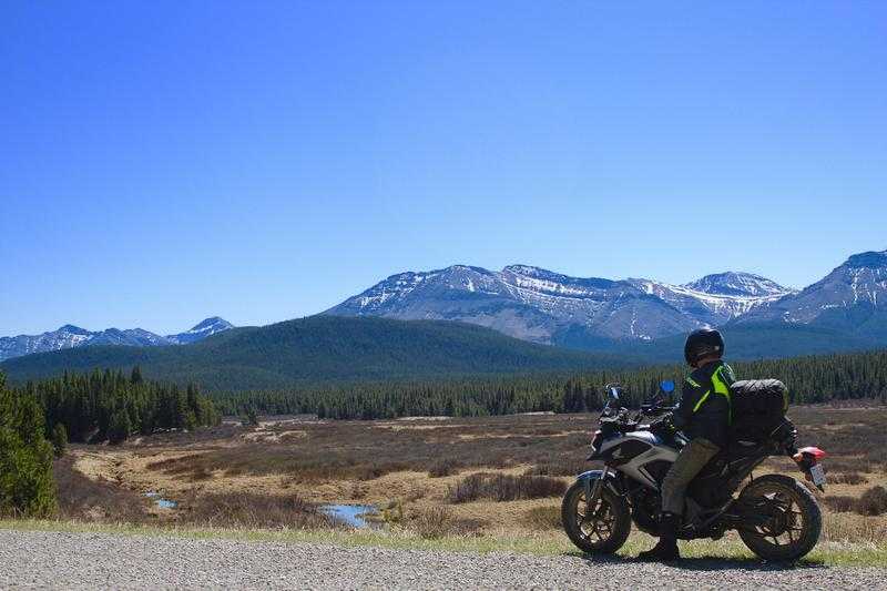 Adventure motorbike tour in Canada