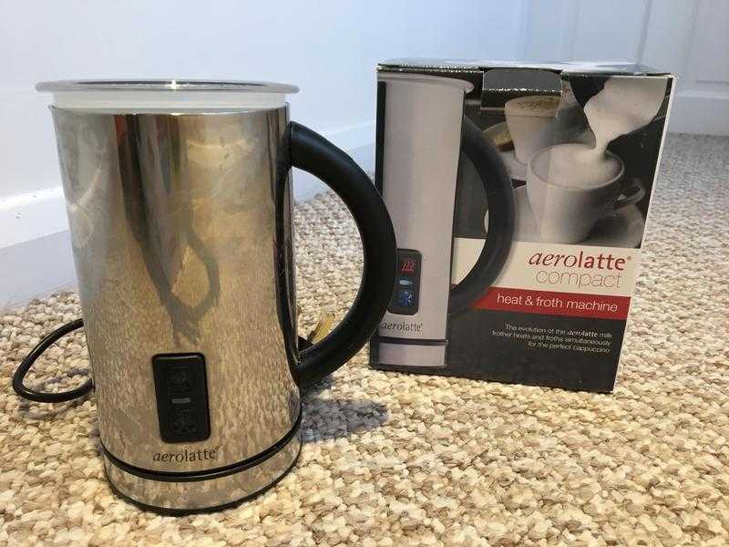 Aerolatte Compact Milk Frother Machine Polished Stainless Steel