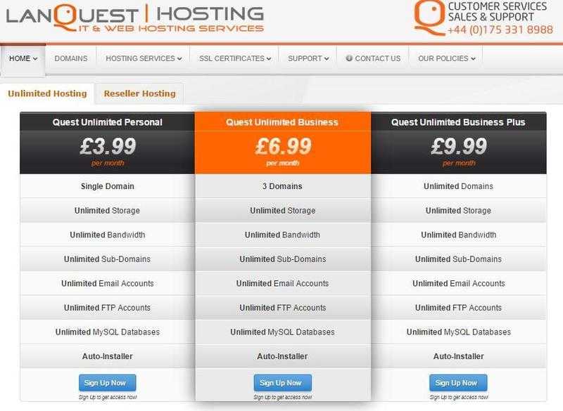 Affordable Web Hosting- Lanquest-Hosting