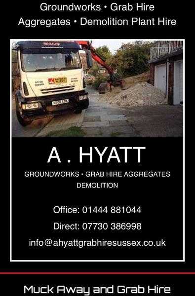 A.HYATT CONTRACTORS (Grabs Hire, Groundworks, Aggregates, Demolition, Plant Hire