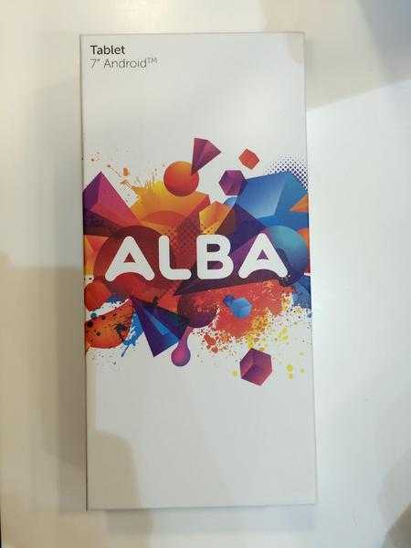 ALBA 7quot Android tablet  16gb Micro-SD card