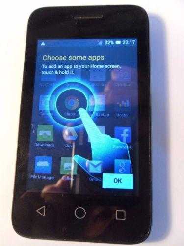 ALCATEL ONETOUCH (3.5) 4009X is a smartphone that runs on Firefox OS operating system