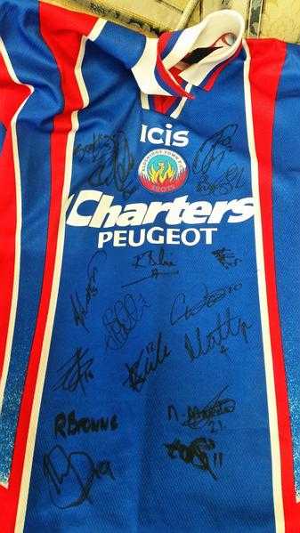 Aldershot town fc fully signed shirt 2015-16 season