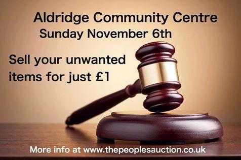 Aldridge AUCTION Sun 6th November