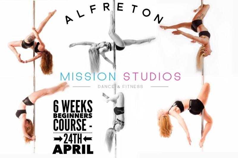 ALFRETON BEGINNER POLE-FIT COURSES STARTING on 24th APRIL 2017