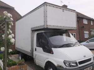 all light removals,collections,deliveries,man and tail lift luton van for hire