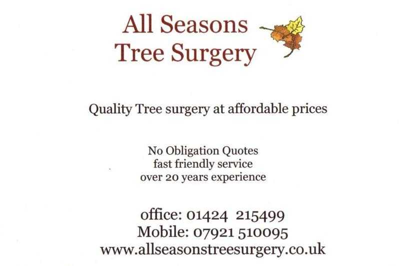 All Seasons Tree Surgey ...member of checkatrade.com