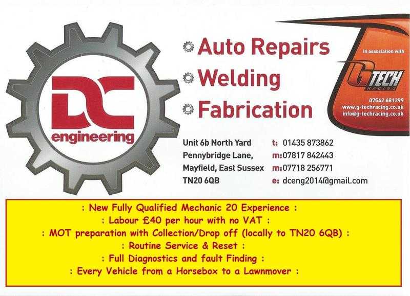 All Vehicles, Repair, Fault Diagnosis amp MOT Preparation, Horsebox039s to Lawn Mower039s