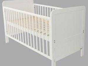 Almost new John Lewis Baby Cot Mattress 700mm internal width x 1400mm internal length