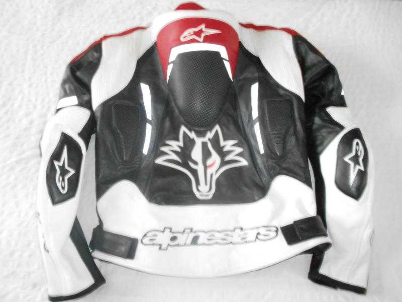 Alpinestars Leather racing jacket custom made size Medium, fantastic condition