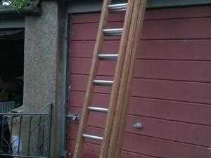 ALUMINIUM 13FT, 2 tier Ladder for sale, Buyer Collects