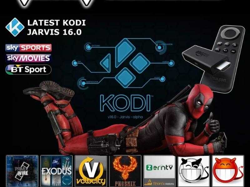 Amazon Fire TV Stick with Kodi 16.0 -  Sports,  Movies,  Football, TV