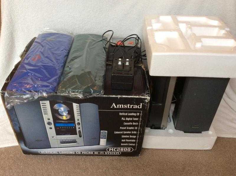 Amstrad MC2800 Retro Vertical Load Home Audio System