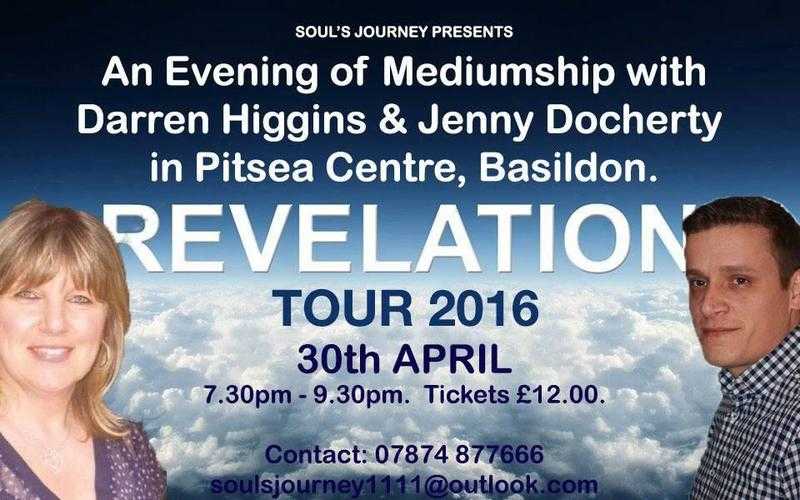 An Evening of Mediumship with Darren Higgins and Jenny Docherty
