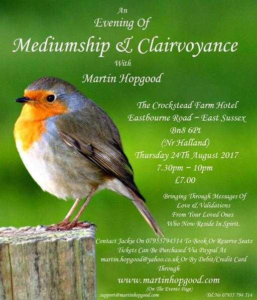 An Evening Of Mediumship With Martin Hopgood