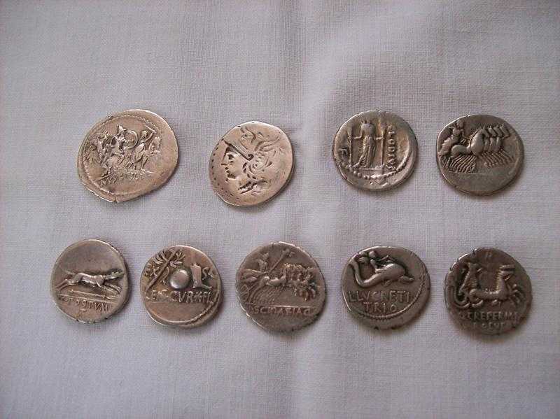 Ancient Greek and Roman coins