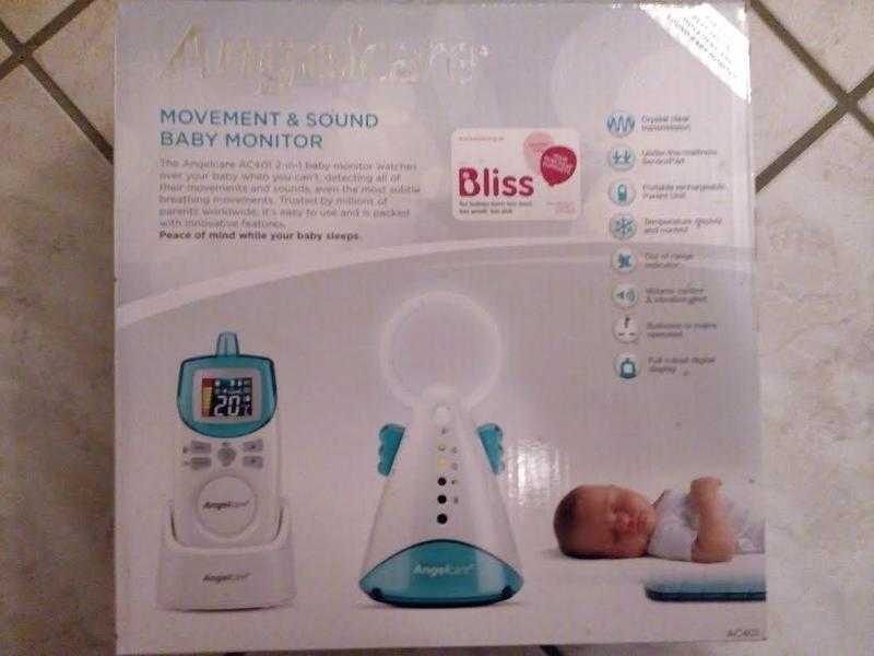 Angelcare Movement amp Sound Baby Monitor (AC401)
