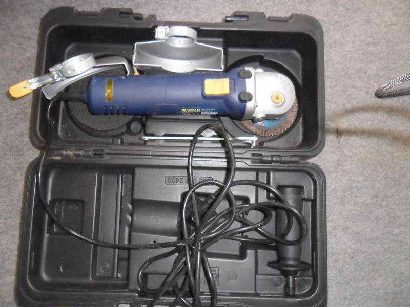 angle grinder mac allister 412 inch mag600-115 used once swap air rifle