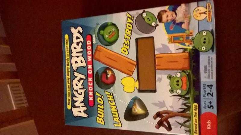 Angry Birds Knock on Wood game, unused