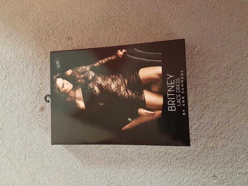 Ann summers Britney lace dress black