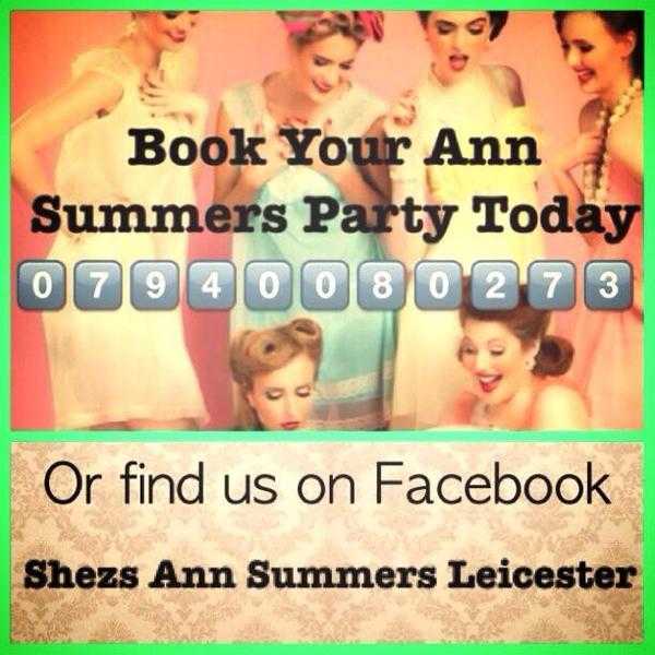 Ann Summers Party Bookings Taken in all areas