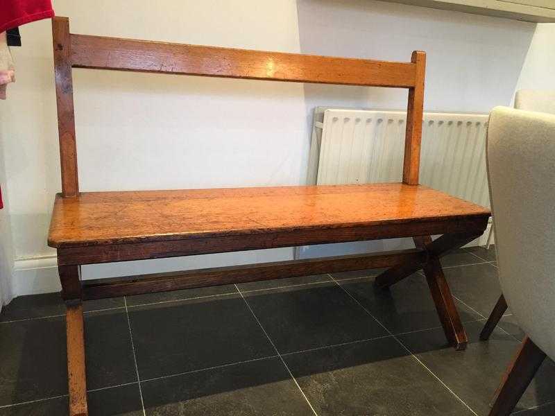 Antique bar back church pew for sale 100