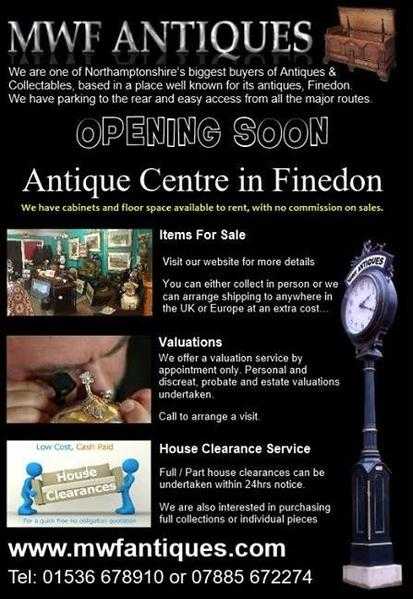 ANTIQUE CENTRE OPENING 16th NOVEMBER