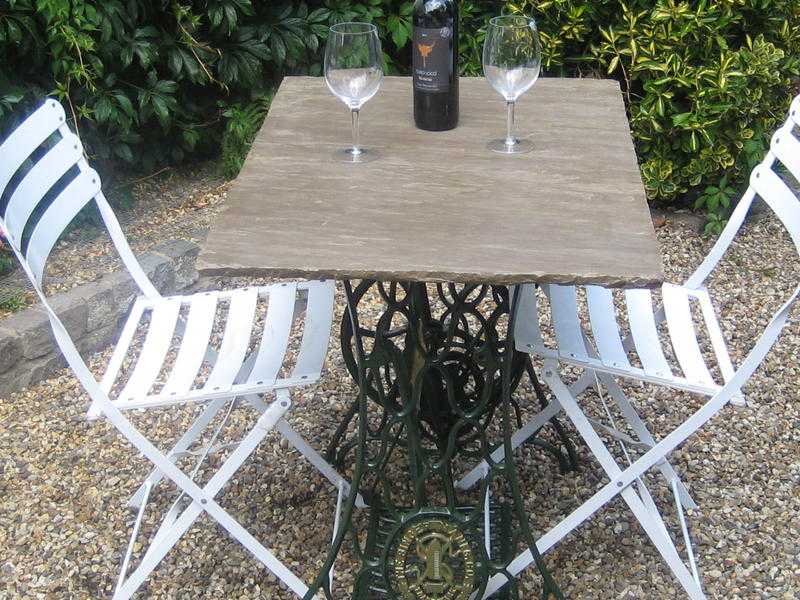 antique garden table