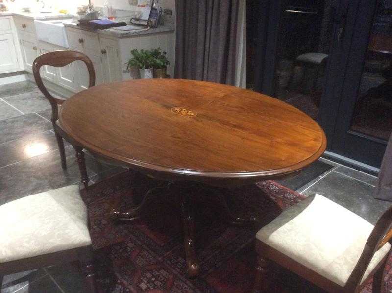 Antique mahogany dining furniture