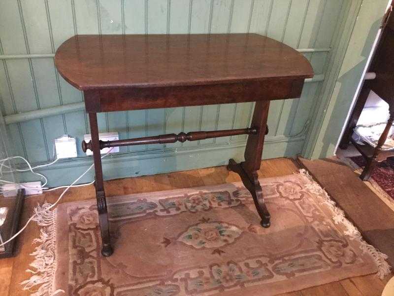 Antique mahogany writing table