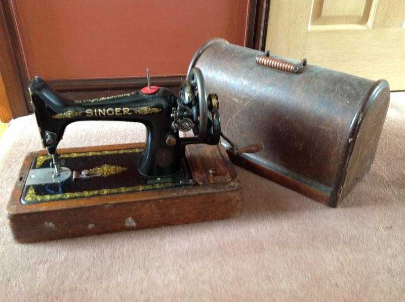 Antique singer sewing machine