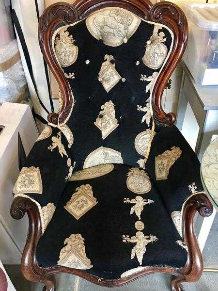 Antique upholstered Chair