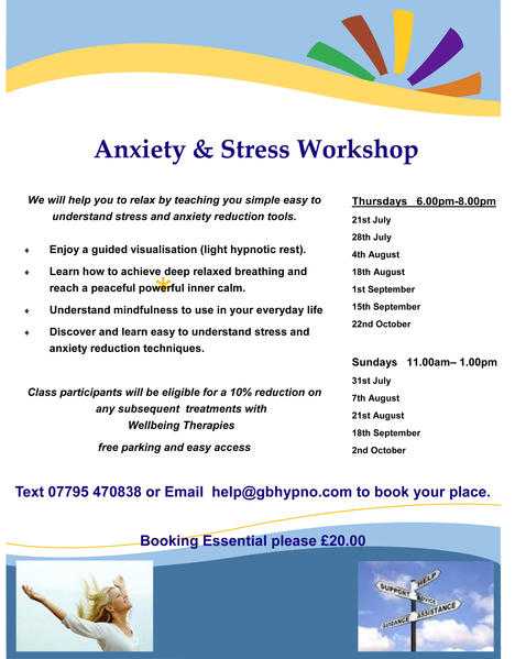 Anxiety amp Stress class