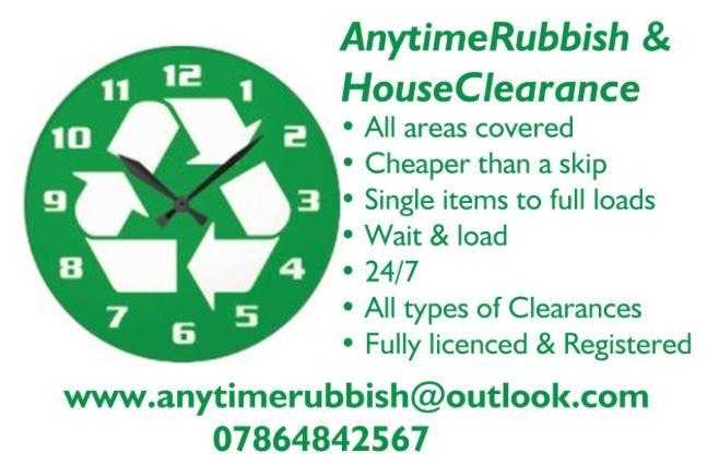 Anytime Rubbish amp House Clearance