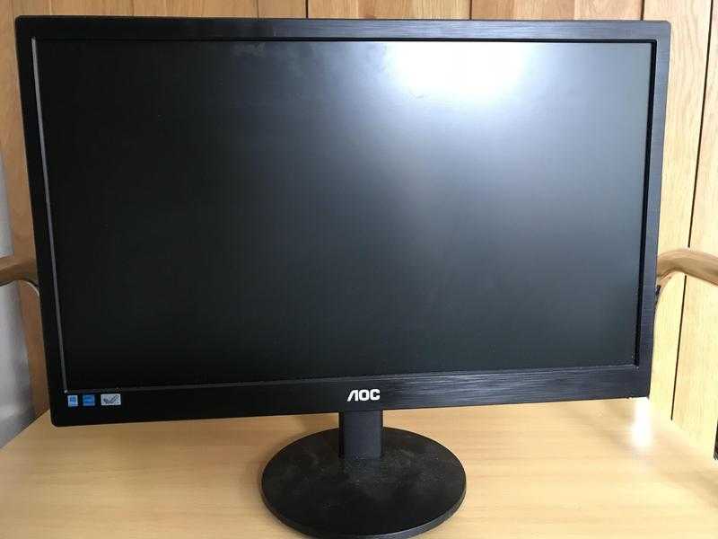 AOC 18.5 inch LED Monitor, VGA, Vesa E970SWN