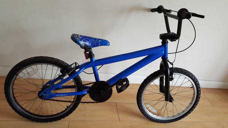 Apollo Blue BMX Bike - 20 inch wheels. (Suit age 8 to 16 years).