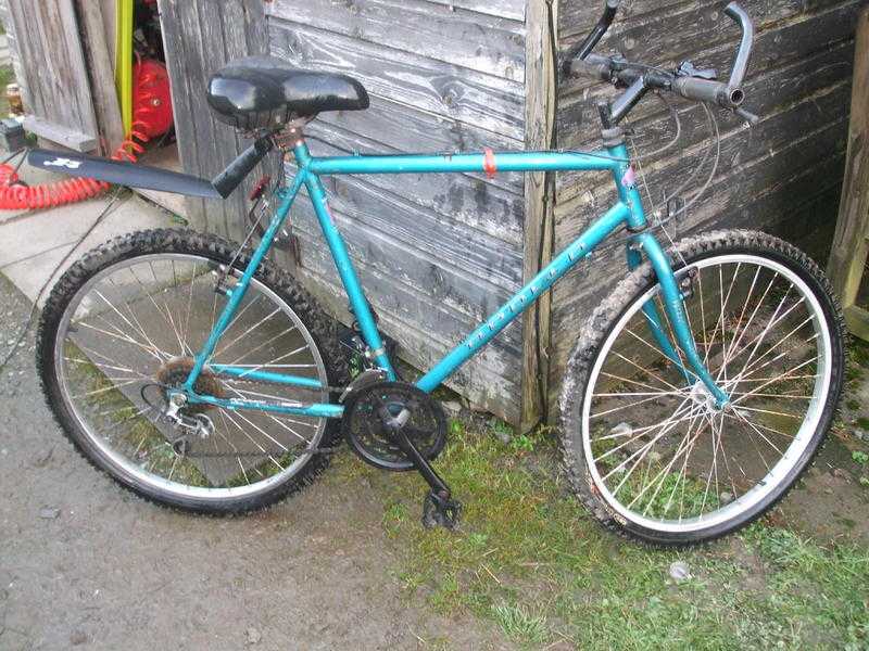 Apollo Gents Mountain bike old but sound the wheels go round  what more do you want