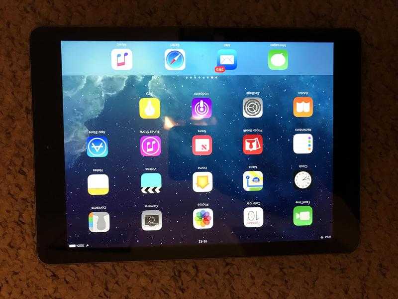 Apple iPad Air 1 64gb wifi in space grey