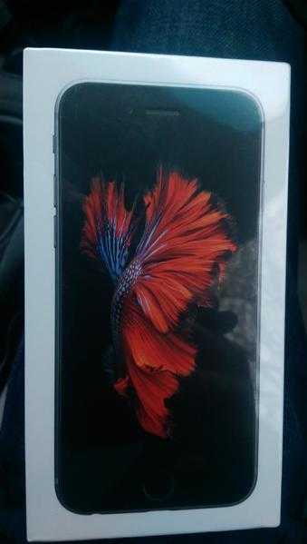 Apple Iphone 6s 16Gb in space grey, brand new still factory sealed in box