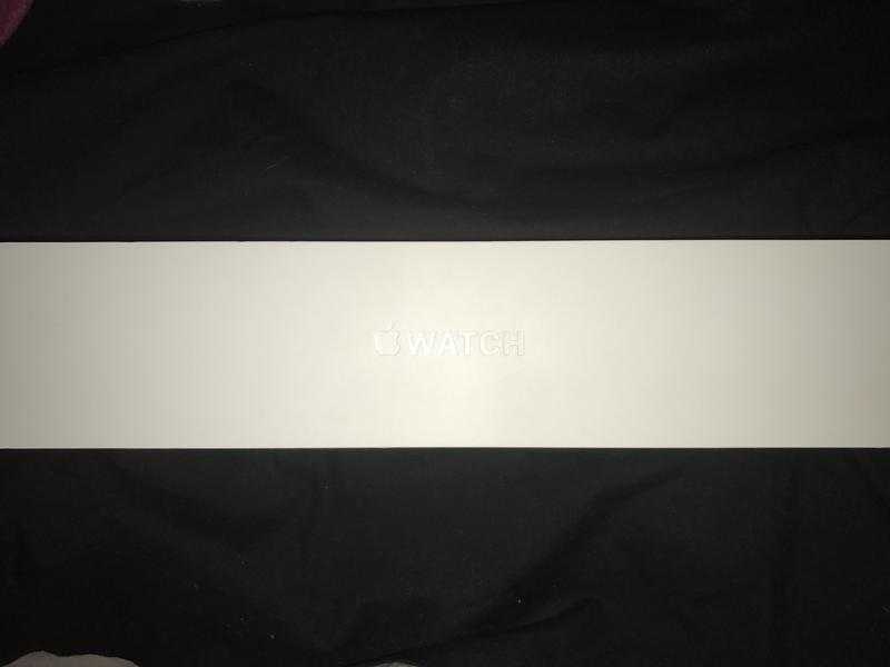 Apple Watch sports 42mm midnight blue and gold. NEW