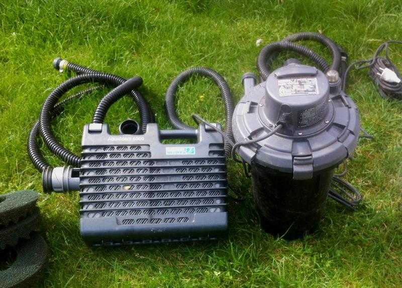 Aquaforce 6000 pump and Bioforce 5500 UVC Filter