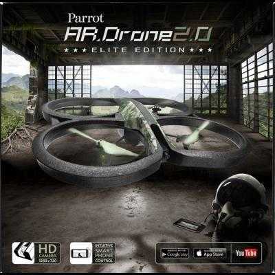 AR DRONE 2.0 ELITE EDITION - Wi Fi Quadcopter - HD (720) Camerarecording