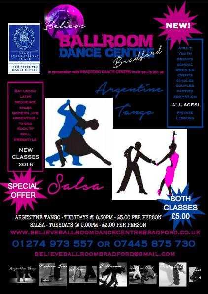 Argentine Tango amp Salsa Classes - Bradford City Centre