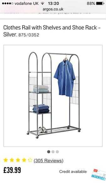 Argos clothes rail