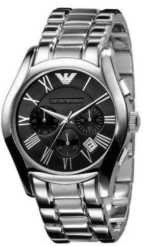 ARMANI AR0673 - MENS STAINLESS STEEL CHRONOGRAPH DESIGNER WATCH