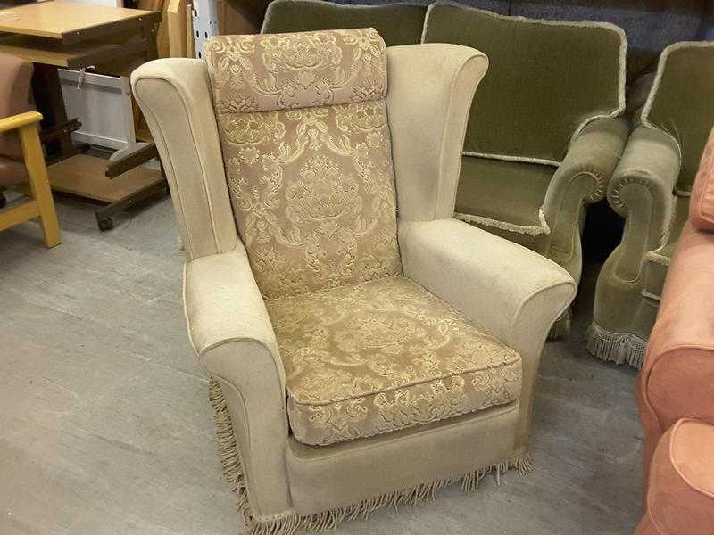 Armchair  Fireside Chair For Re upholstery Project - Local Delivery 19