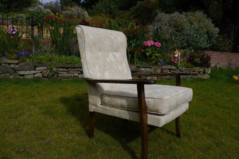 Armchair with beautifully clean upholstery