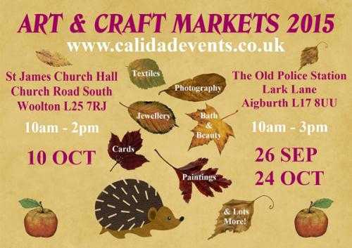 Art  Craft Market - Saturday 26th September